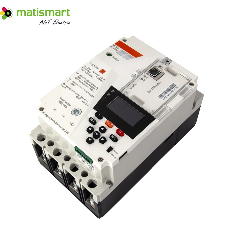Matismart MTS3-EL 125A disjoncteur Wifi mesure intelligente unité de déclenchement Mccb 4p Mccb Wifi intelligent Mccb