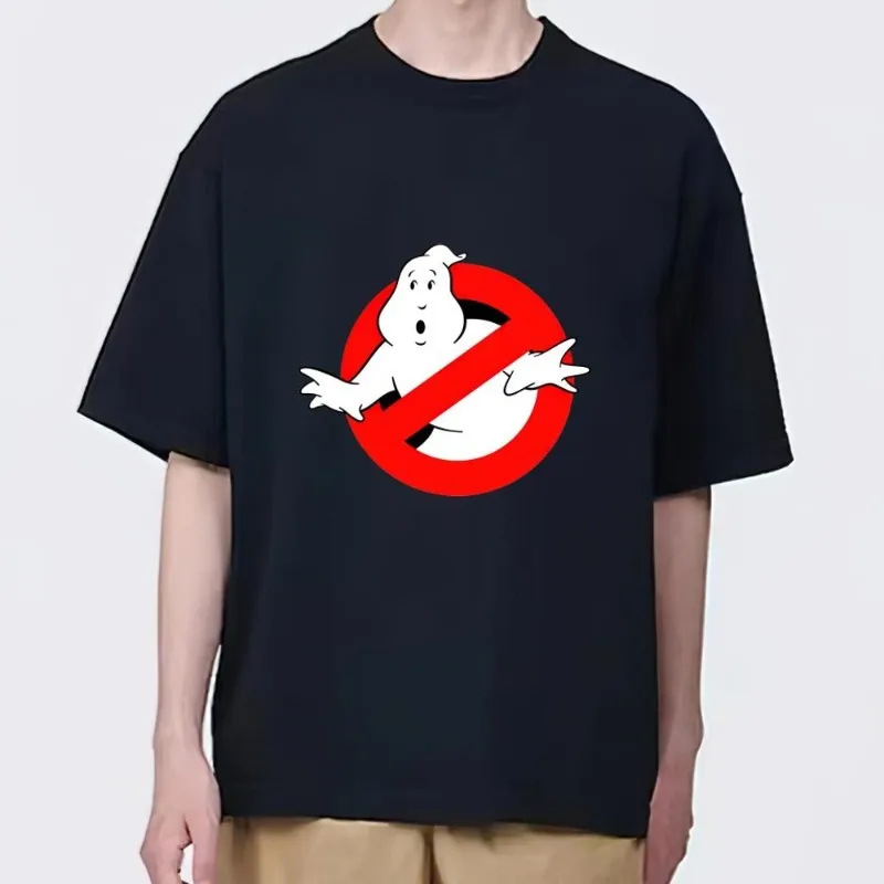 

Movie E-Extreme Ghostbusters T Shirt Men Couple Combination Clothes Short Sleeve Collar Fashion woman Cotton