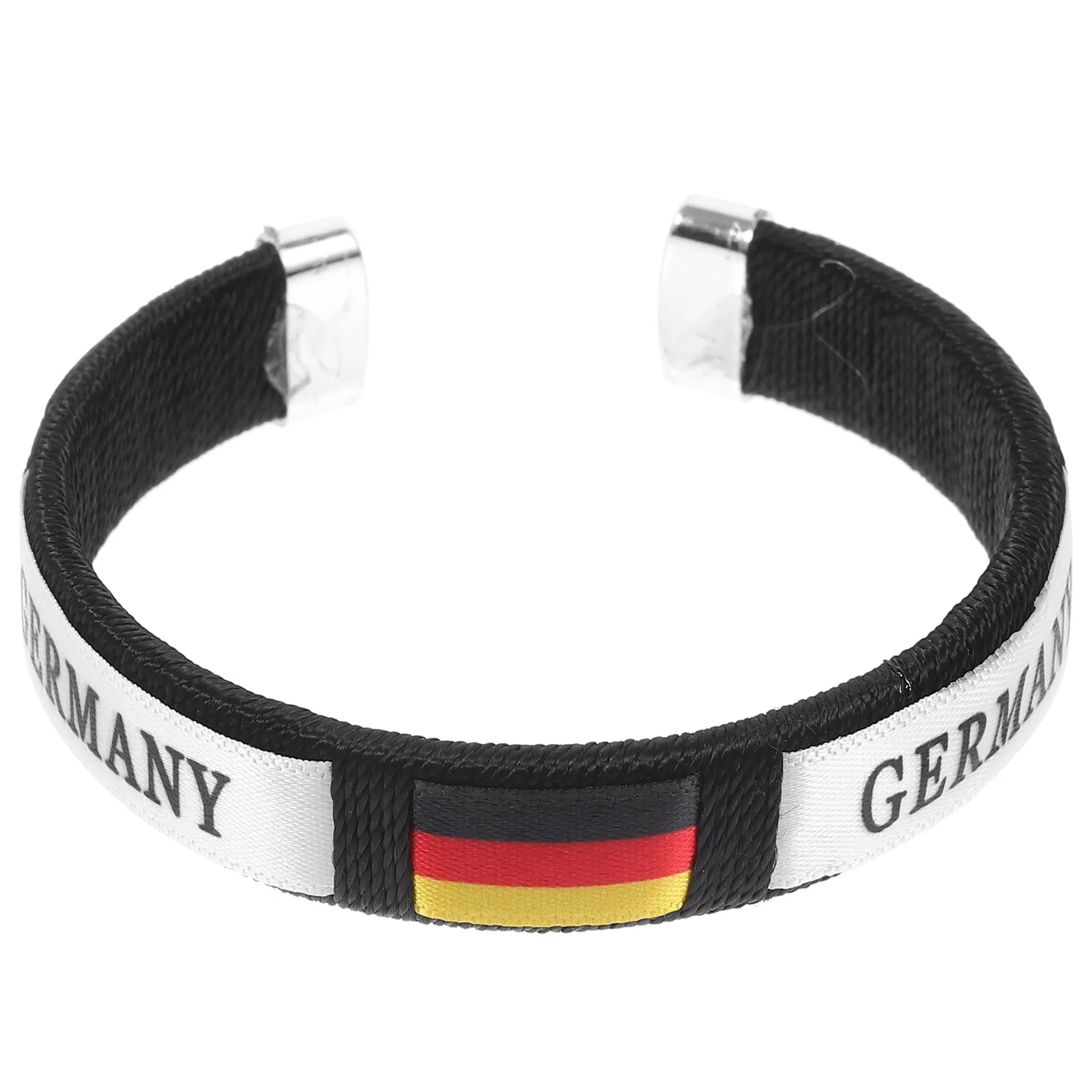 

Webbing Soccer Bracelets Decorative Flag Design Wristbands Match Themed Football Game Fans Cheering Supplies Sports Accessories