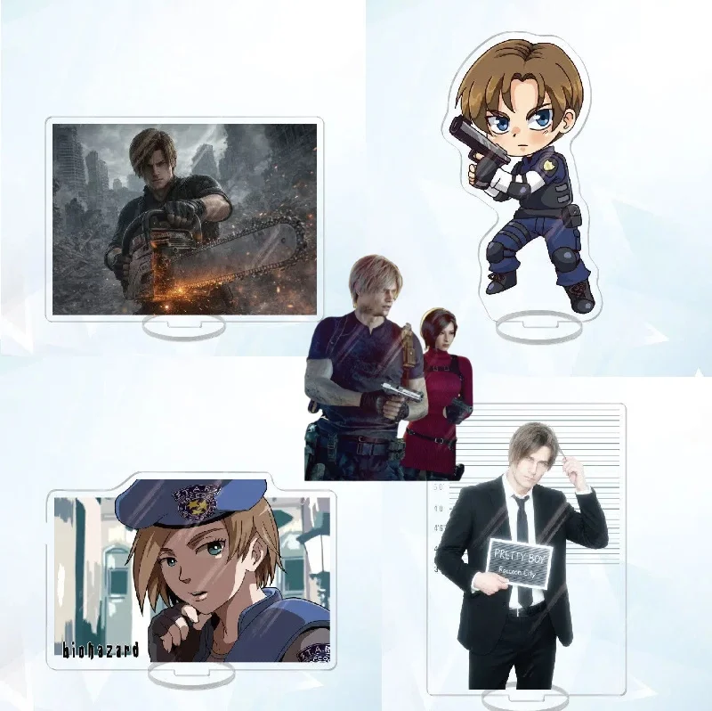 

RE4 Resident Evil Acrylic Stand Model Plate Decoration Originality Desk Figure Display Fan Gift Cartoon Prime Products Classic