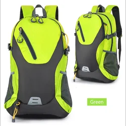 40L Outdoor Bag Large-capacity Polyester Sports Rucksack with Reflective Tape Men Women Durable Convenient for Hiking Traveling