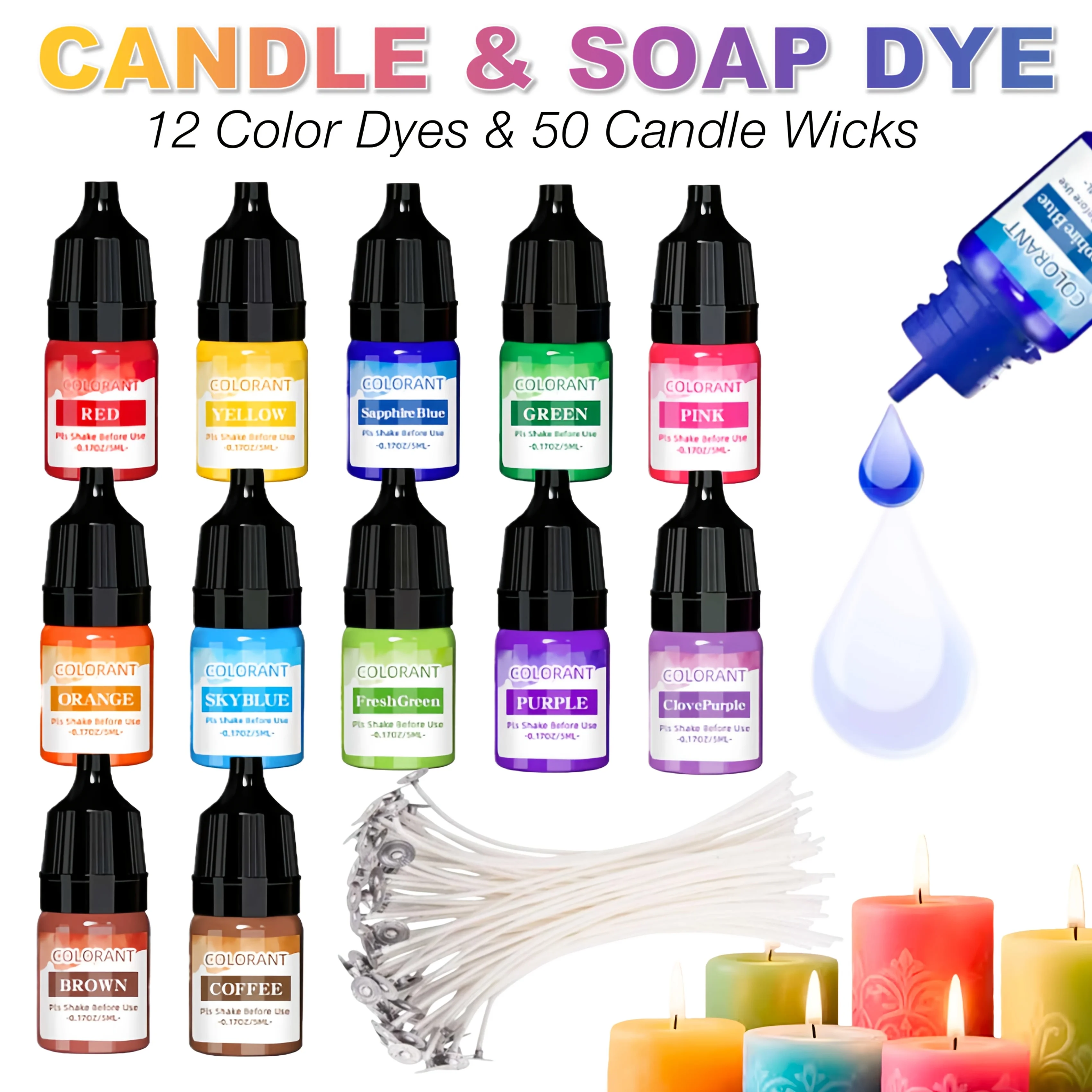 Candle Making Jars Wholesale - Ensemble de 62 pièces pour la