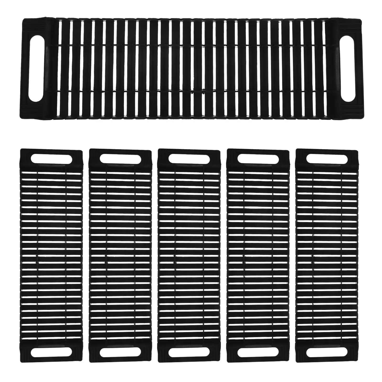 

6Pcs Anti-Static Circuit Board Holders Slotted Design Dual Ear Bracket for Secure Pcb Storage and Easy Handling Tray Rack