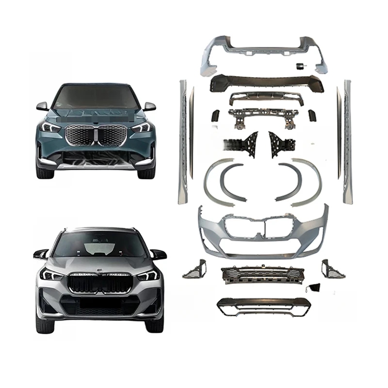 High Quality Old To New Body Kit MT Style PP Full Set Fit for X1 U11 U12 2023+ M Sport Exterior Upgrade Accessories