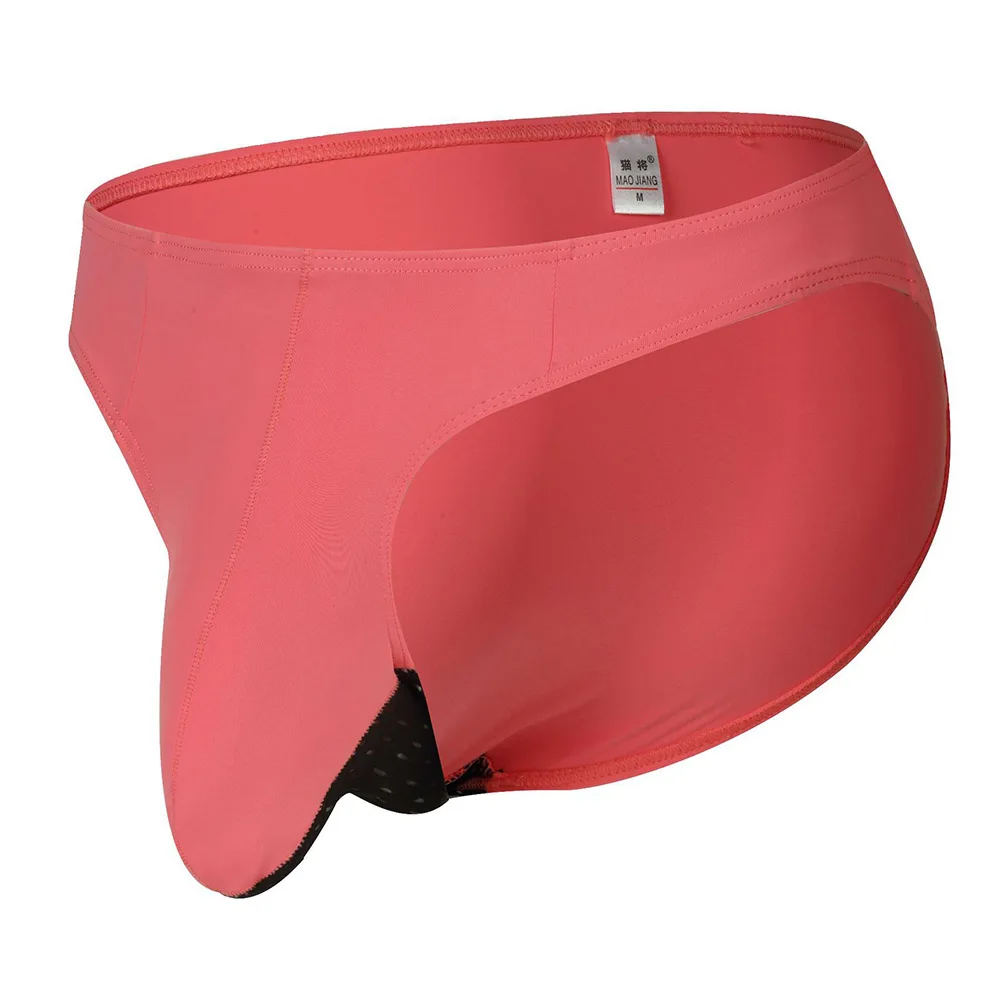 الرجال مثير ملخصات knicker منخفضة الخصر الحقيبة الرجال سراويل تنفس السروال شبكة الملابس الداخلية مريحة