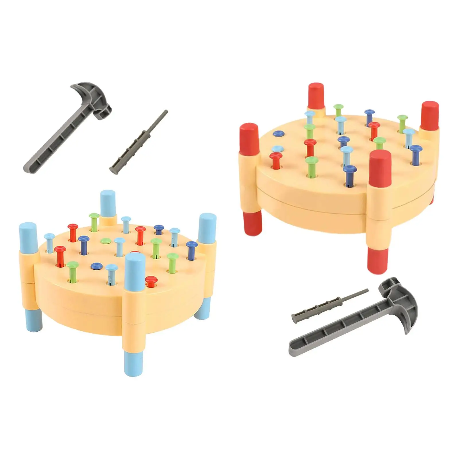 

Hammering Pounding Toy Stem Pounding Pegs Toy for Girls Preschool Kids