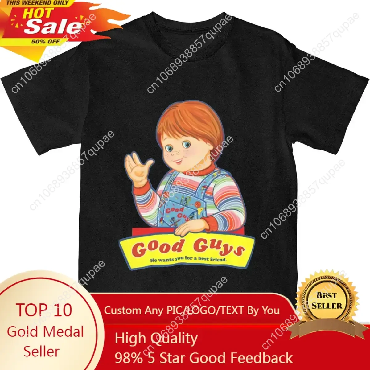 

Chucky Charms V2 Apparel Shirt Men Women Good Guys Funny Cotton Summer Clothes