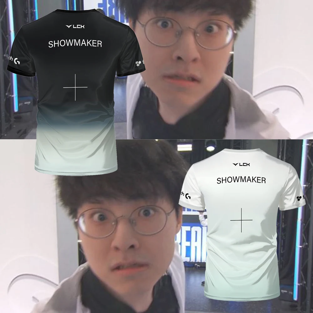 2024 New DK E-Sports Club Fan Support Team Jersey League Of Legends Worlds Cosplay DK Team Uniform LOL LCK Showmaker Sports Tops