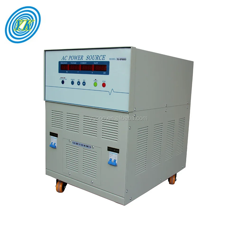 YK-BP8003 3KVA 3 or 1 phase to 1 phase converter variable frequency inverter