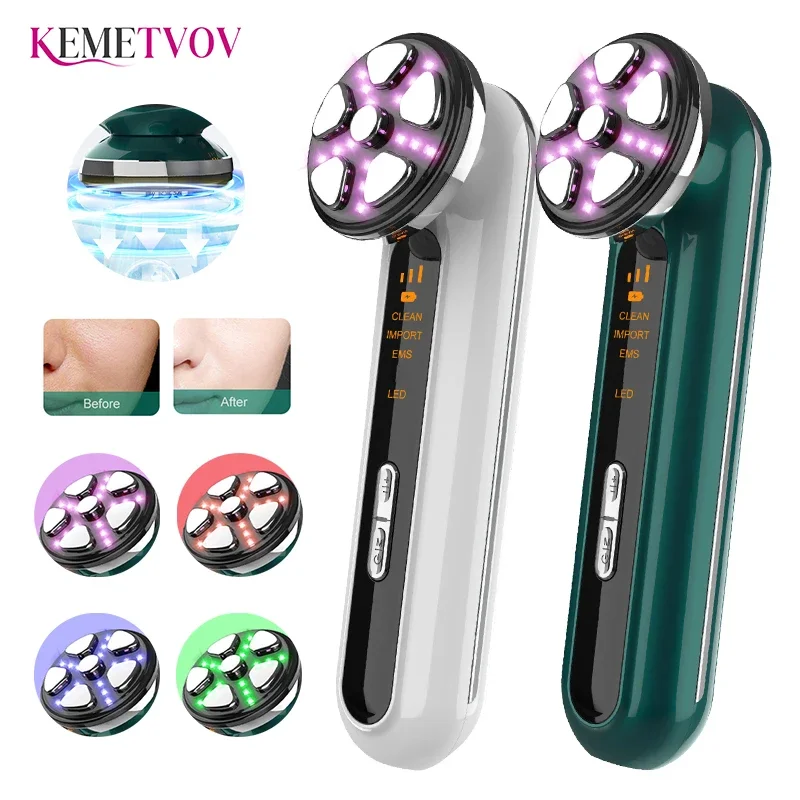 RF Facial Lifting Massager EMS Micro Current Skin Rejuvenation Firming Facial RF Mesodermal Skin Care Massager