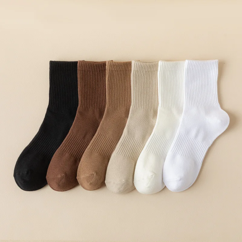 5 Paar Herren Baumwoll socken lässig bequeme weiche Söckchen Anti-Baterial einfache einfarbige Socken für Männer Frühling Sommer