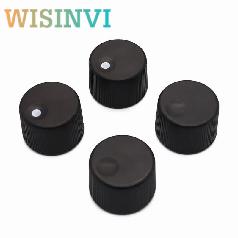 5pcs plastic knob cap Potentiometer knob Screw Machinery knob cap Diameter 35mm Height 24mm circular hole Inner Hole 6mm