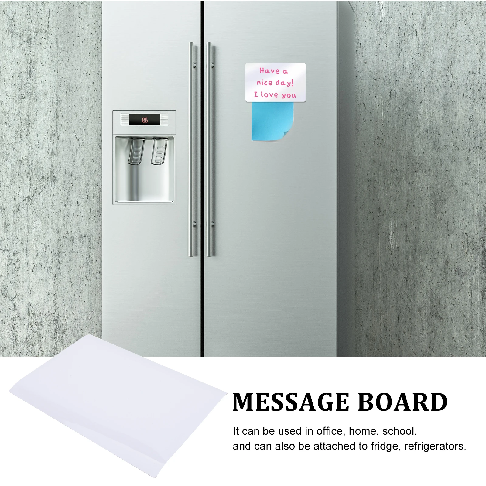 

6pcs A5 Magnetic Dry Erase Whiteboard Round Corner Small Size Rewritable Note Board for Fridge Home Office School Use