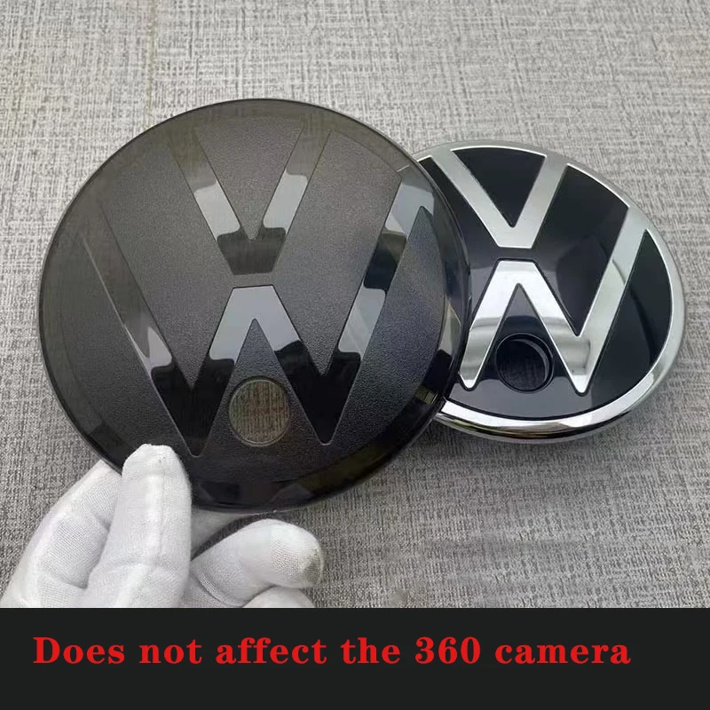 Does not affect the 360 camera Car Front Grill/Rear Emblem Lid Covers Logo Sticker For Volkswagen VW Arteon 2021-2024