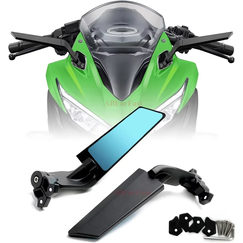 

For Honda CBR650R F CBR1000RR CBR600RR CBR 250R 300R 400RR 500R Motorcycle Mirror Modified Wind Wing Rotating Rearview Mirror