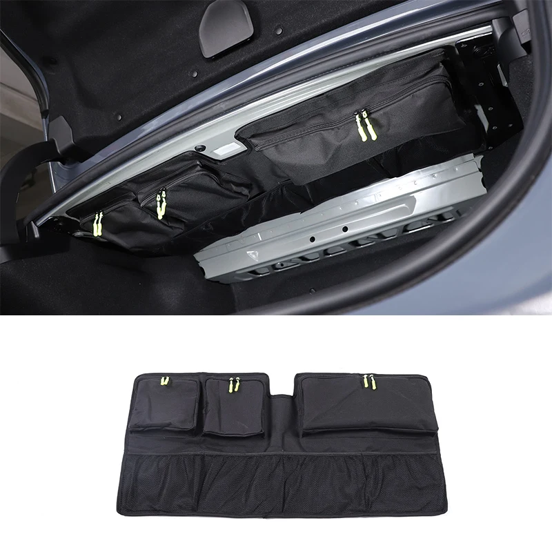 Car Trunk Storage Bag Hanging Organizer High Capacity Multifunctional Multi-pocket Storage Bag For BMW 5 Series G60 2024