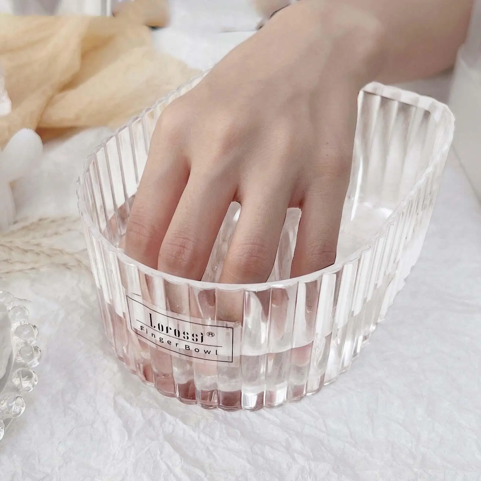 وعاء نقع للعناية بالأظافر بتصميم مدمج لملحقات مانيكير لإزالة طلاء الأظافر الجلية لجميع الأظافر #6