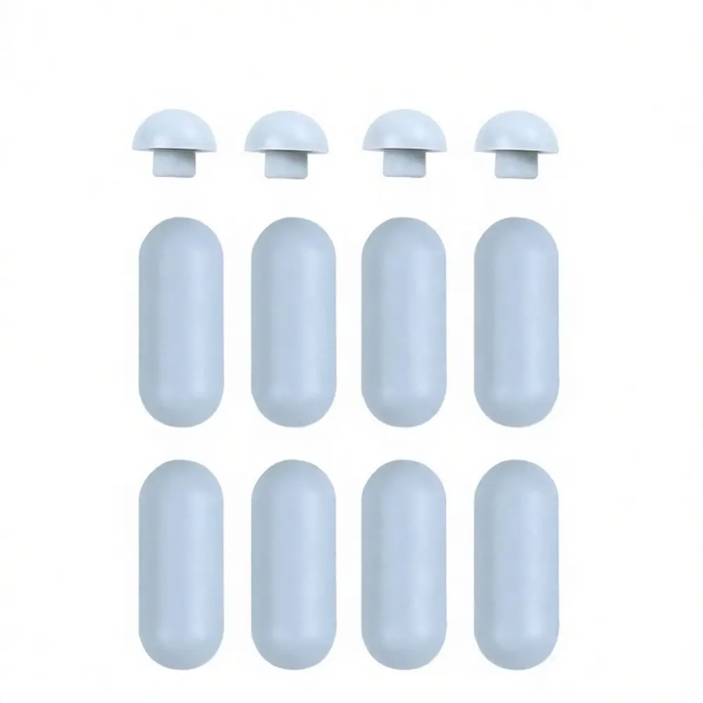 Toilet Seat Bumper Replacement Rubber Pads Set For Lid Stability Noise Reduction Bathroom Hardware Repair Components