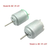 1PCS Mini R260 Electric Motor DC 3V-6V / 3V-12V High Speed Micro 24mm Round Motor Long Shaft DIY Hobby Toy Car Boat Model