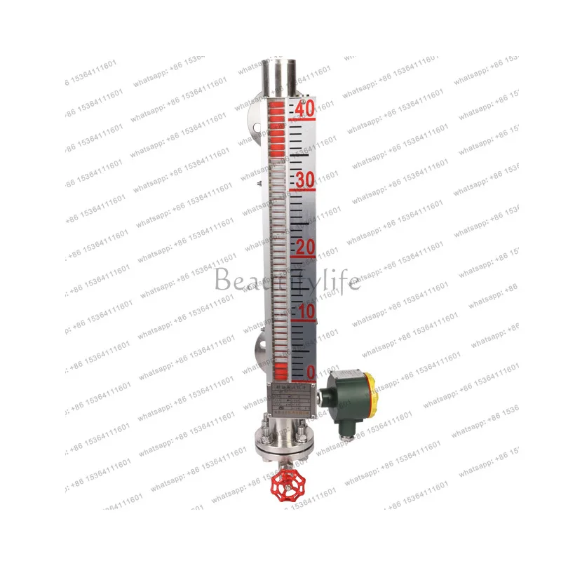 

Magnetic flap level gauge 304 with remote float magnetic switch