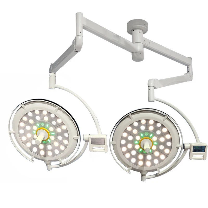 Double Dome Ceiling Shadowless Lamp With Camera  1080p Light For Hospital Clinic