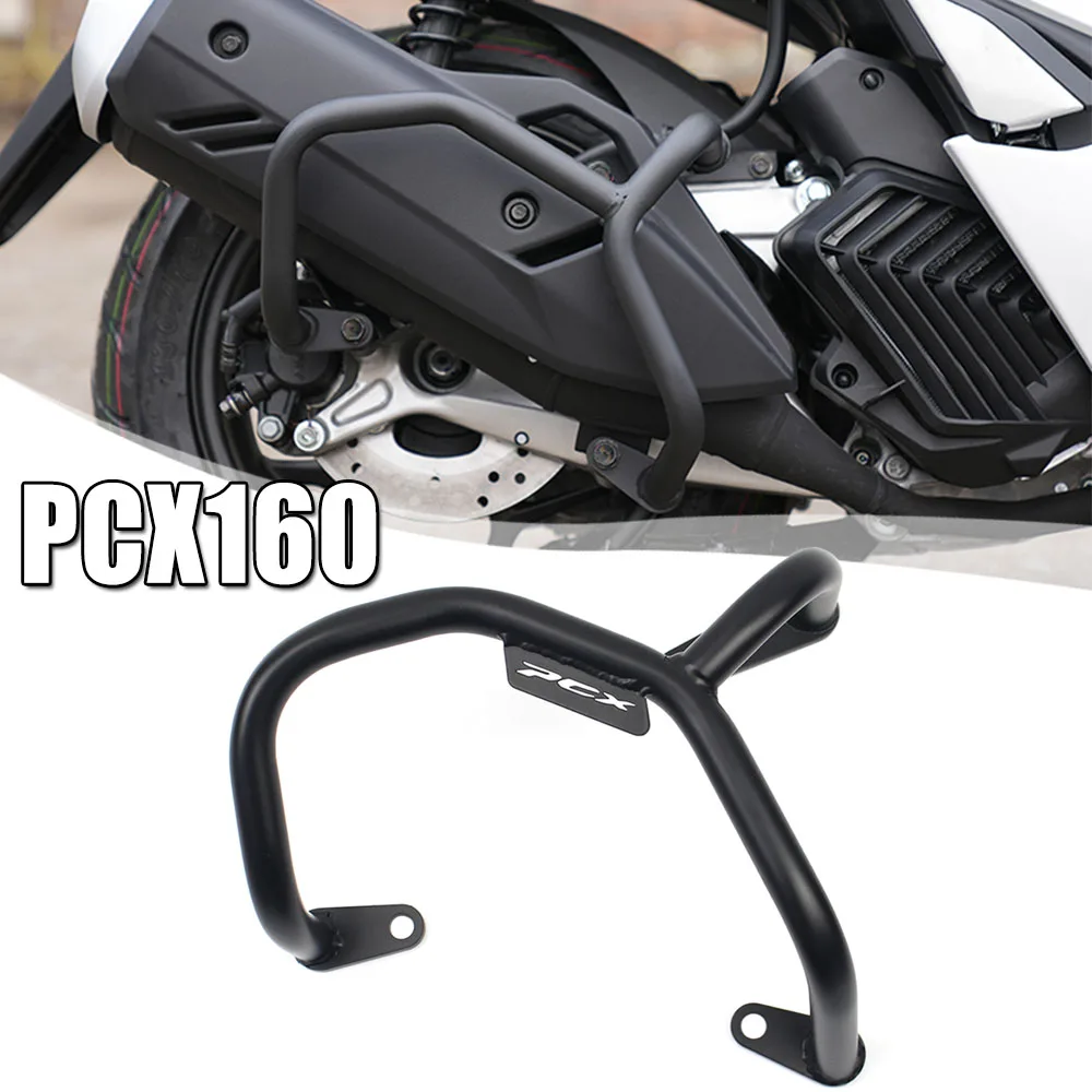 

For Honda PCX160 PCX150 Motorcycle Exhaust Pipe Bars Modified Silencer Bumper Silencer Bars Exhaust pipe protective rod