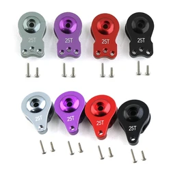 1PCS 25T Aluminum Alloy Adjustable Damping Servo Arm Horn 1 / 3 Hole Style For 1/10 RC Crawler Car TRX TRX4 TRX6 Upgrade Parts