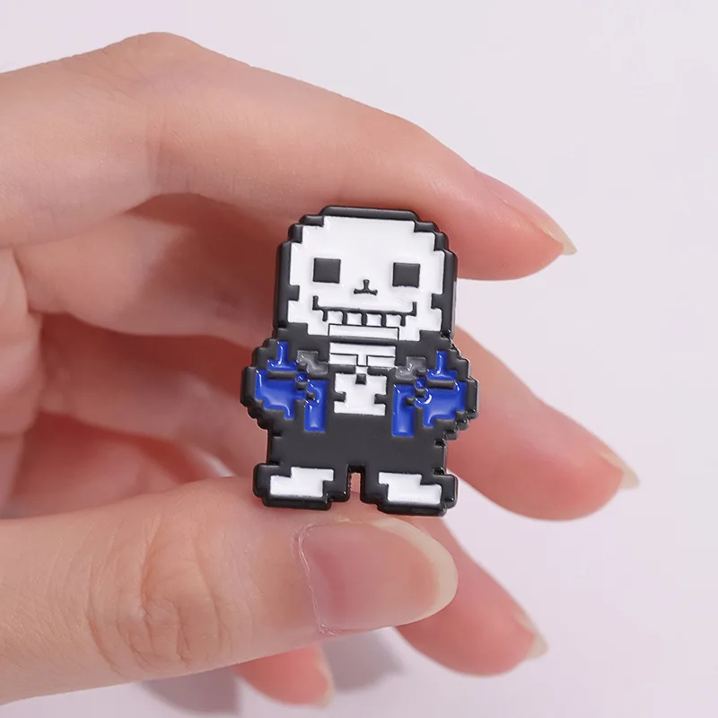 Sans Undertale Enamel Pins Custom Game Brooches Metal Lapel Badges Creative Cartoon Jewelry Accessories Gift for Kids Friends