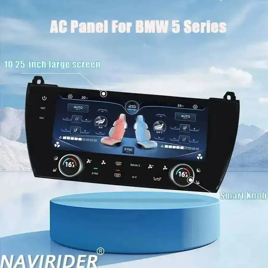 10.25" Touch Screen Digital AC Panel Climate Control Module Board Air Conditioner LCD Display For BMW 5 Series F10 F11 2011-2017 - view 4