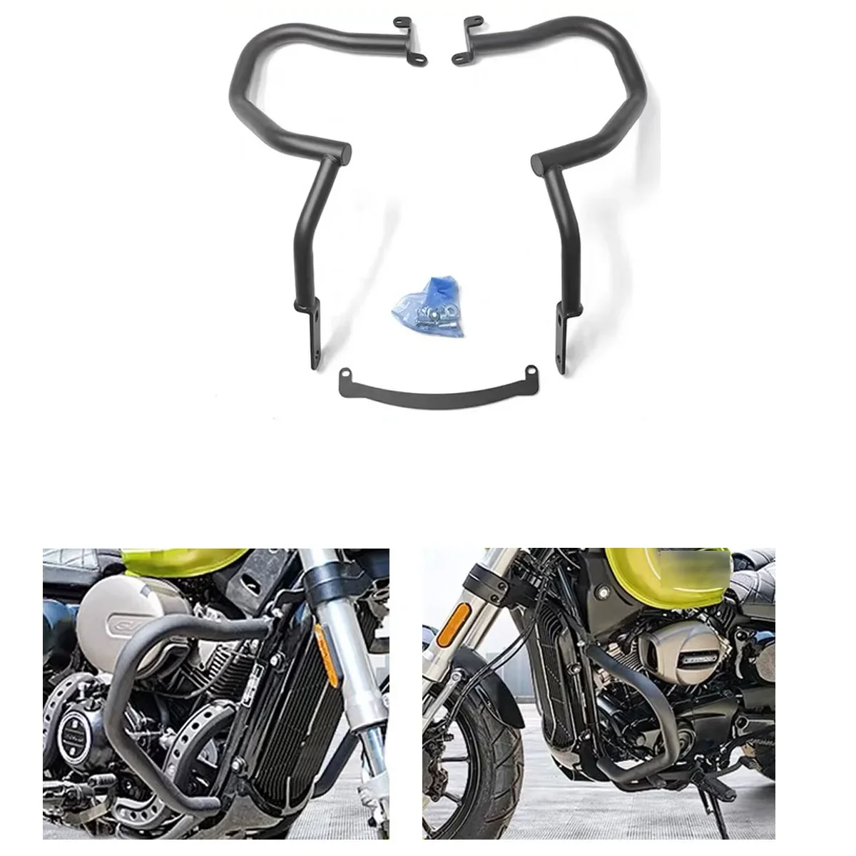 GV300S Motorcycle Accessories Engine Guard Bumper Crash Bars Stunt Cage Frame Protector Fit For HYOSUNG Aquila GV 300S GV300 S