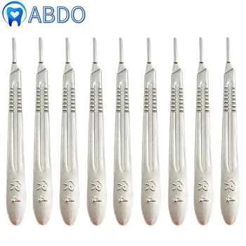 10個のメスハンドル # 3 #   4 医療器具ステンレス鋼歯科外科ナイフサインクラフト作成ナイフブレードホルダーツール