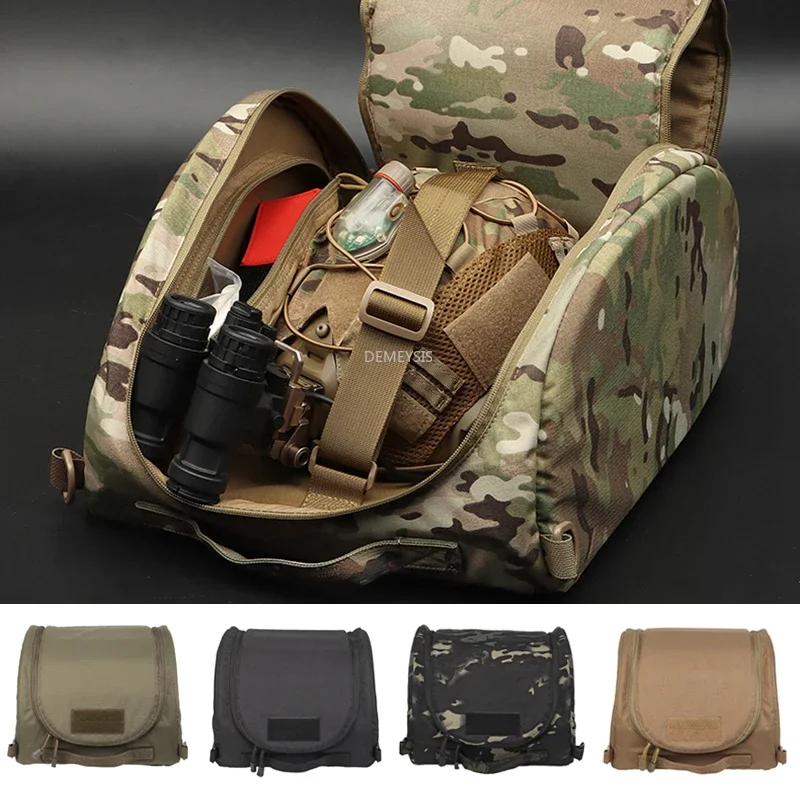 

Tactical Helmet Storage Bag Airsoft FAST Helmets Bag Multi-Purpose Molle Storage Carrying Pouch for Sports Hunting Helmets