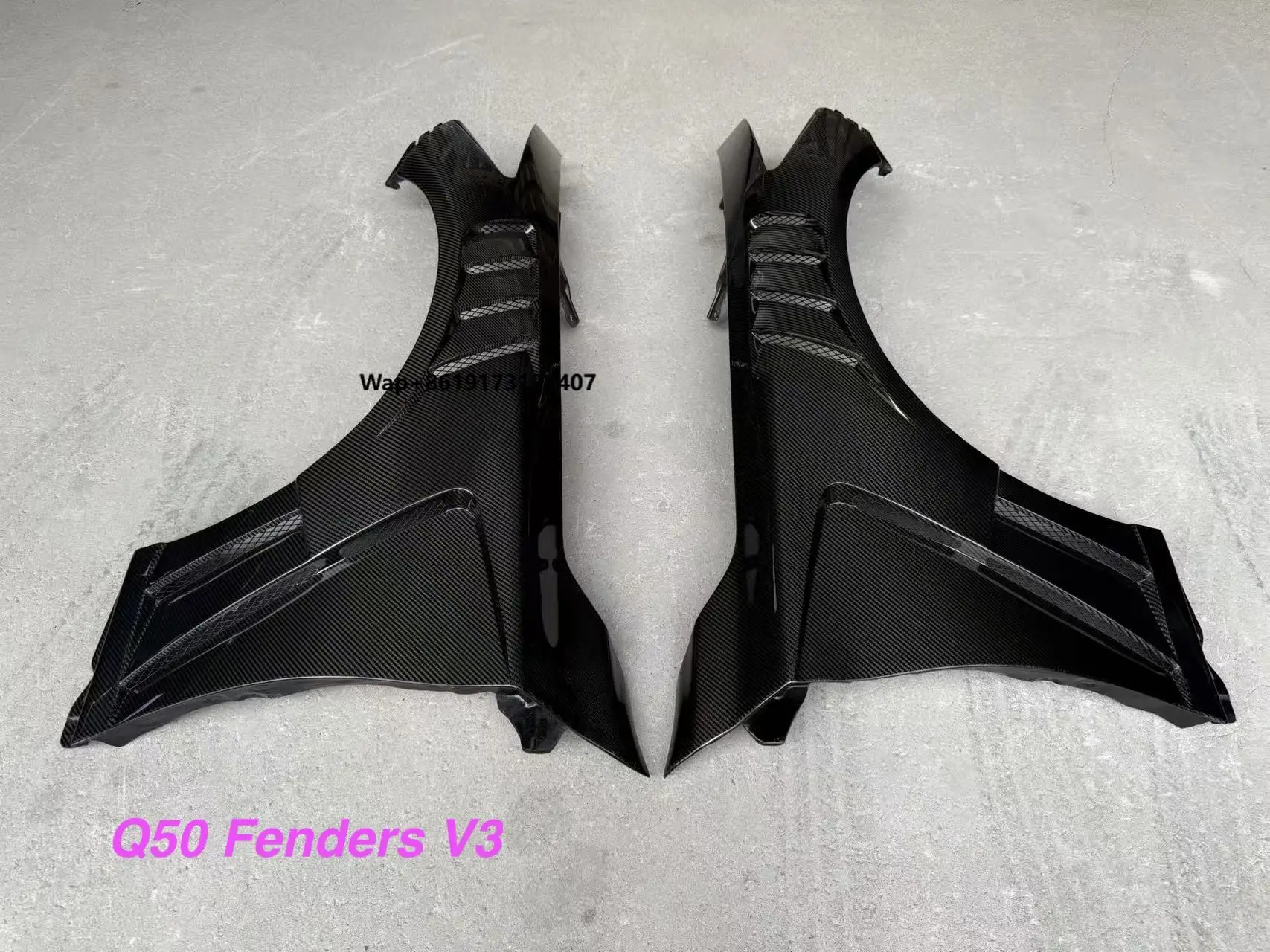 

MRD Carbon Fiber Fenders With Vents for Q50 2014+ Carbon Fiber Side Fenders V2 With Vents