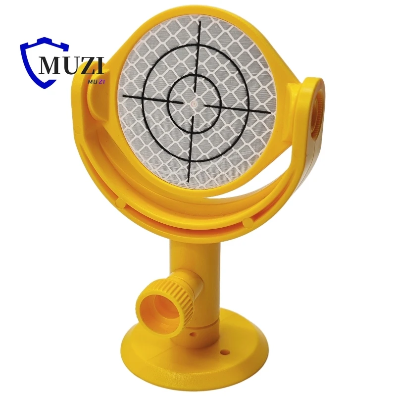 Tilting Target Reflector With Printed Crosshair Diameter 60mm Sheet 5/8X11 Thread Mini Prism For Total Station