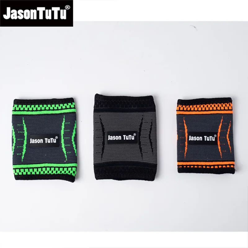 JASONTUTU 1PCS Wrist Support Nylon Knitting Compression Band Breathable Wrist Protectors Outdoor Sports Wristbands Bracers