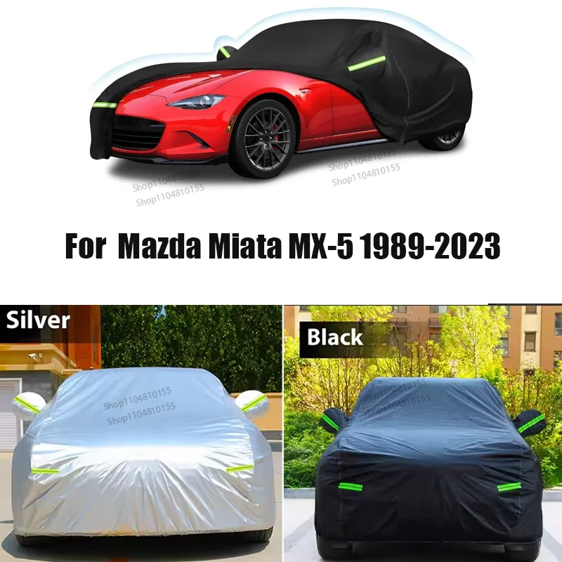 

Outdoor Waterproof Full Car Cover Custom Fit for Mazda Miata MX-5 1989-2023 All Weather Outdoor Windproof Heavy Duty