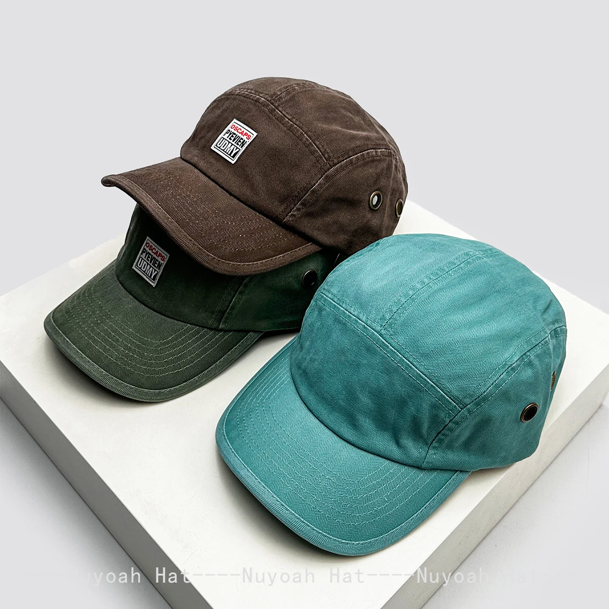 New Men Women American Retro Patched Letter Solid Baseball Hats Sunshade Street Versatile Personal Peaked Caps Fashion Outdoor