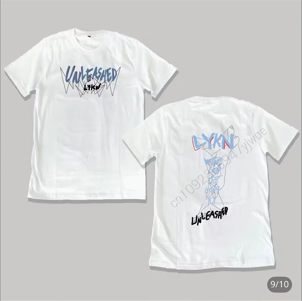 Thailand Gmmtv Lykn Unleashed Concert T-Shirt Round Neck Cotton