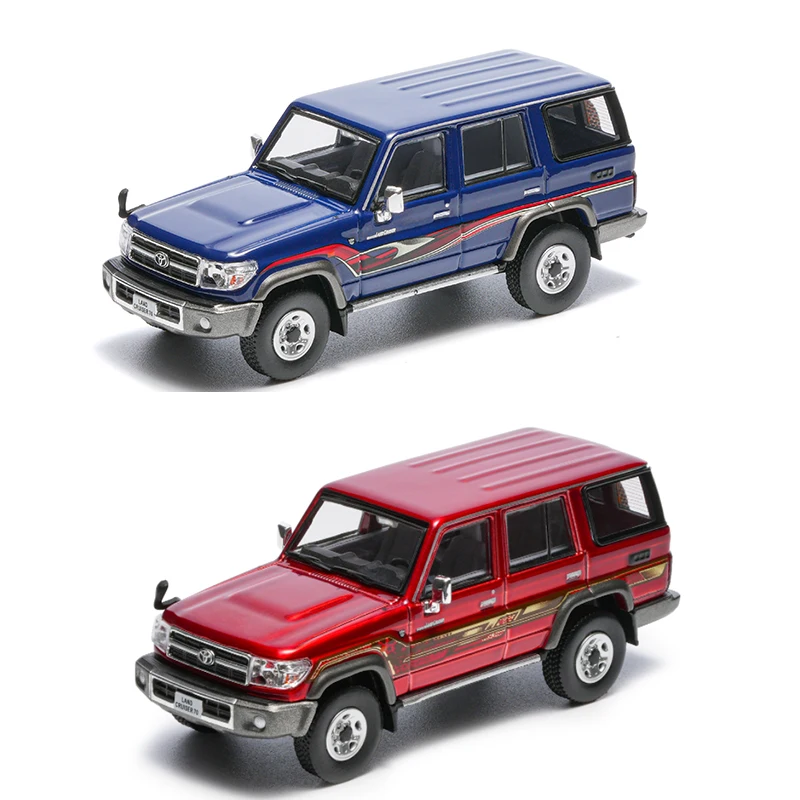 

Литой под давлением оригинальный масштаб 1:64 Land Cruiser LC76, модель из сплава, имитация украшения, коллекция сувениров для хобби, статический дисплей