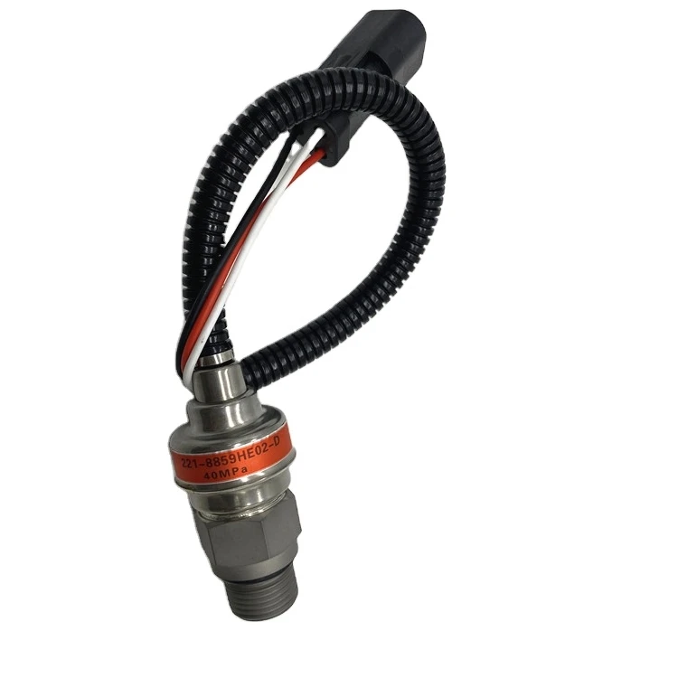 2218859 221-8859HE02-D 40MPa Sensor de alta presión para piezas de excavadora de maquinaria de construcción CAT Caterpillar E320D 320D