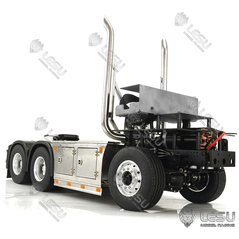 

1/14 Simulated truck model Toy 6X6 tractor model chassis Tamiya shell mounted directly to RCLESU