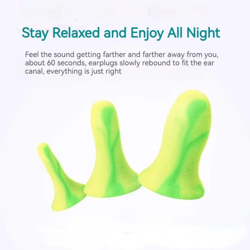 Soft Foam Earplugs Ear Plugs for Sleeping, Snoring, Studying, Loud Events, Traveling & Concerts