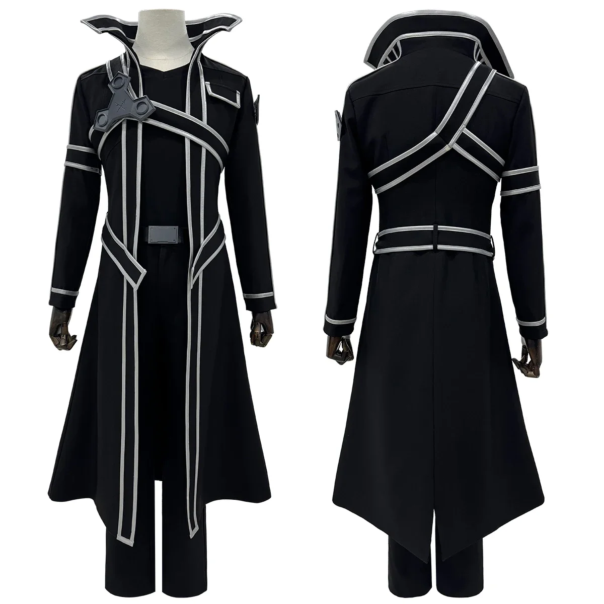 

Cosplay Sword Art Online SAO Anime Kirigaya Kazuto Kirito Cosplay Costume Cos Convention Gift Unisex Adult Version
