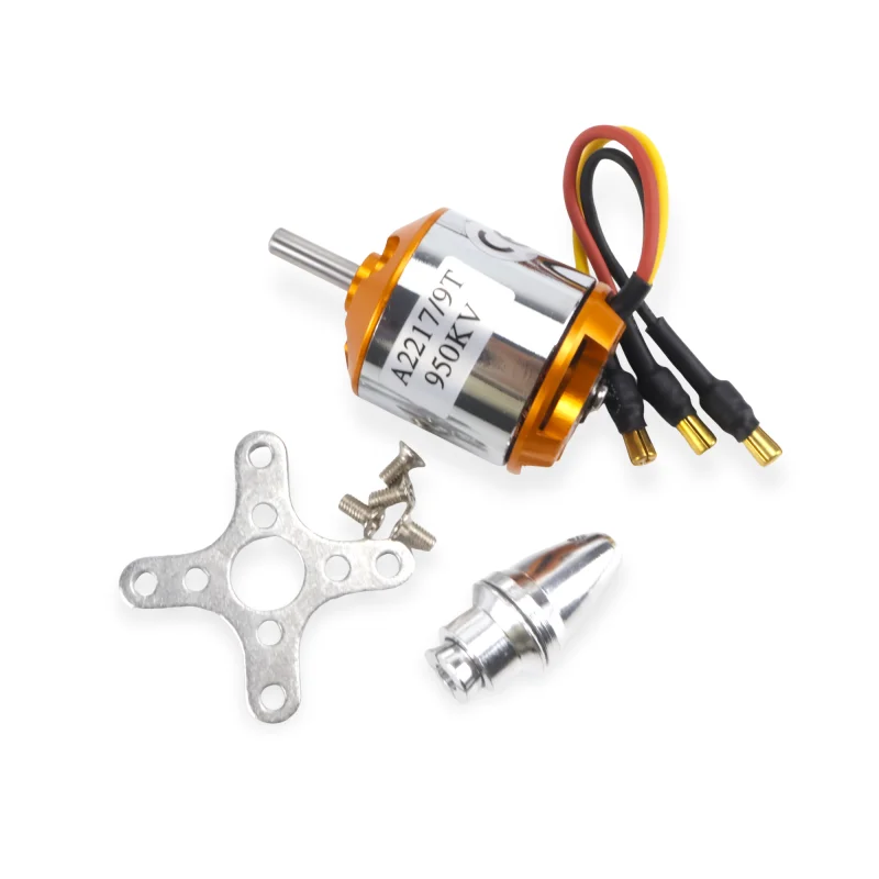Motor sin escobillas XXD A2217 de excelente calidad 950-1750KV Outrunner opcional para cuadricóptero de avión RC con soporte adaptador de apoyo