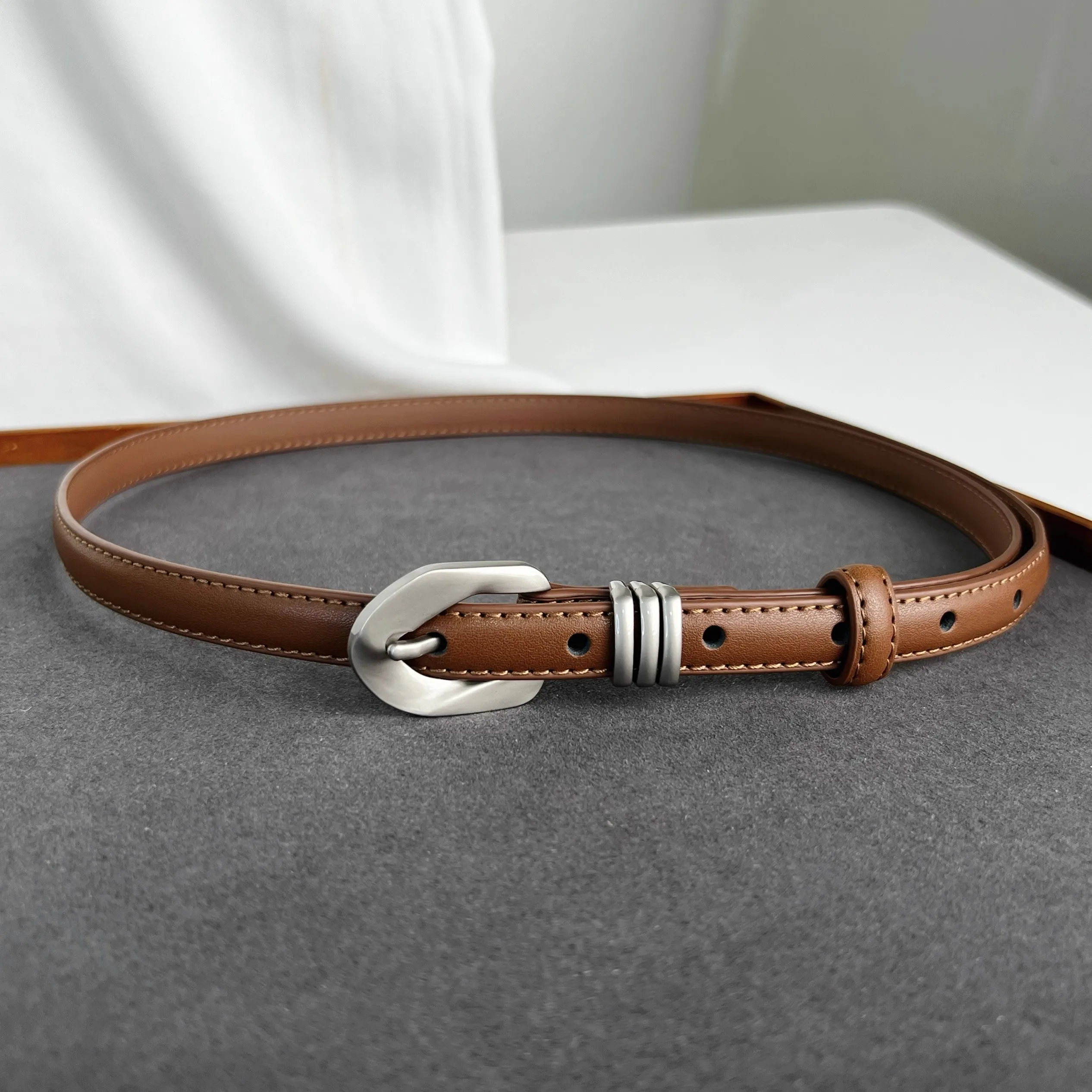 여성 패션 디자이너 빈티지 정품 가죽 코르셋 여성 Cummerbund 코트 허리띠 드레스 Decration 좁은 벨트 J759