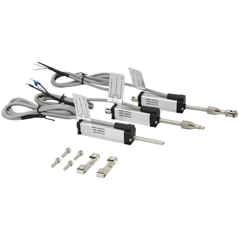 Ktr-mini Sensor Potenciómetro Linear Reconjunto Automático Régua Electrónica Deslocamento Miniatura de Mola Transdup 50 mm