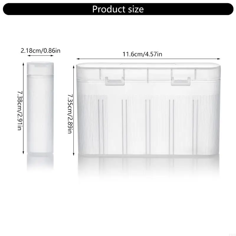 P9FA 18650 AA AAA Batteries Box 1/6 SLOT PROTTIONS CASE CASE