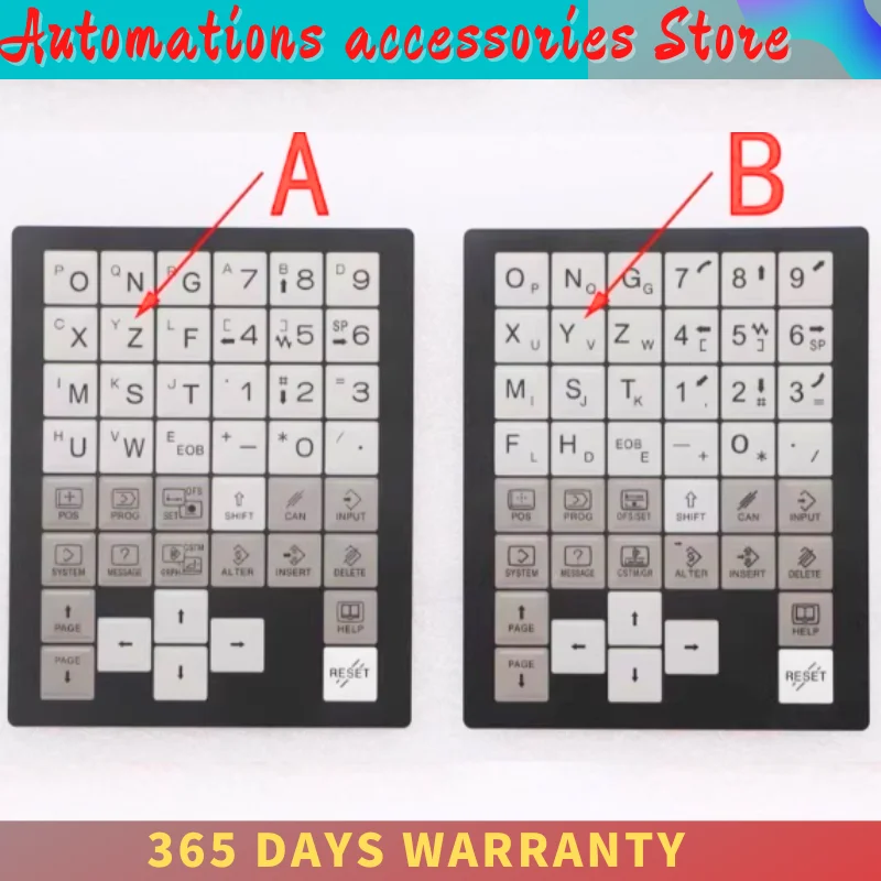 For A98L-0005-0298#T A98L-0005-0298#M Membrane Keypad A02B-0319-K710#T A98L-0005-0019 #A Protective Film Overlay Mask Sticker