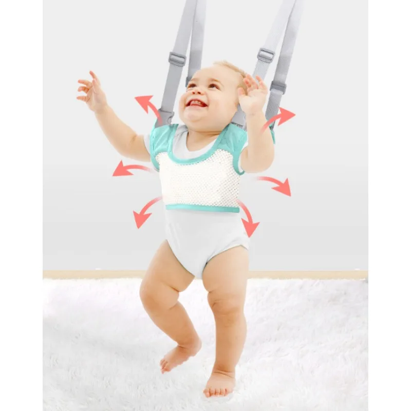 

Children’s Anti-Fall Walking Belt for Baby - Lightweight Breathable Traction Rope Anti-Pinch Waist Protection Summer Accessory