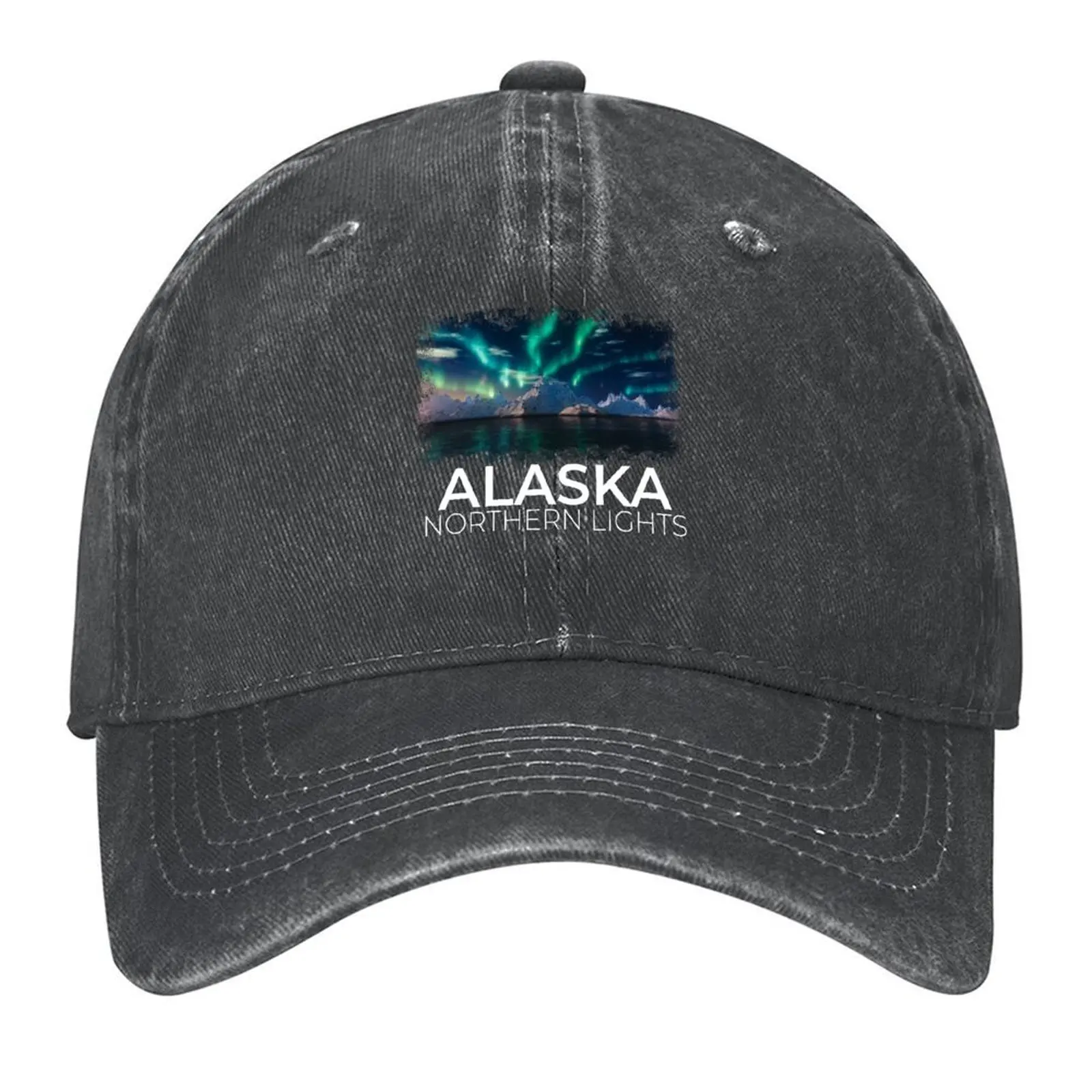 

Alaskan Northern Lights Aurora Borealis Baseball Cap Cosplay Bobble Hat beach hat Golf Cap Hats For Women Men's